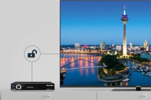 Tuner TV TechniSat DIGIPLUS UHD S2-4K odbiornik satelitarny z wyświetlaczem 4