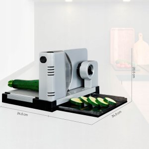 Ritter icaro 7 składana elektryczna krajalnica do chleba wędlin i sera 3