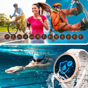 SMARTWATCH DAMSKI Z GPS POLSKIE MENU AMOLED ROZMOWY PULS SPORT WODOODPORNY 10