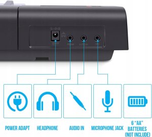 Keyboard MQ 6151L edukacyjny podświetlane klawisze 7