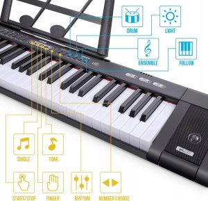 Keyboard MQ 6151L edukacyjny podświetlane klawisze 8