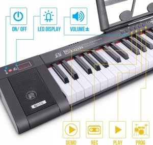 Keyboard MQ 6151L edukacyjny podświetlane klawisze 9