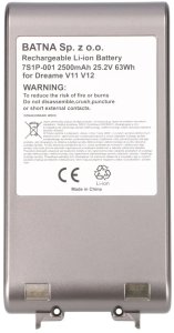 Bateria, akumulator do odkurzacza Dreame | V11 V12 V11SE V12Pro V16 25.2V 2500mAh 3