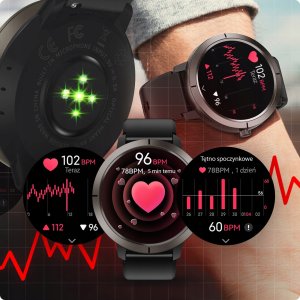 SMARTWATCH DAMSKI Z GPS MENU PL ROZMOWY PULS SPORT WODOODPORNY SMART WATCH 11