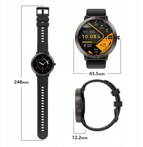 SMARTWATCH DAMSKI Z GPS MENU PL ROZMOWY PULS SPORT WODOODPORNY SMART WATCH 14