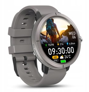 SMARTWATCH DAMSKI Z GPS MENU PL ROZMOWY PULS SPORT WODOODPORNY SMART WATCH 5