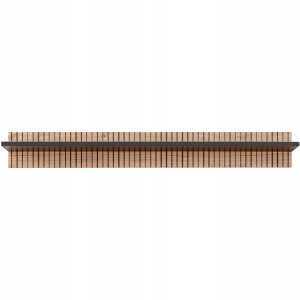 Zestaw Mebli LIAM z biokominkiem RTV do salonu | LED | Dąb + Czarny Mat 8