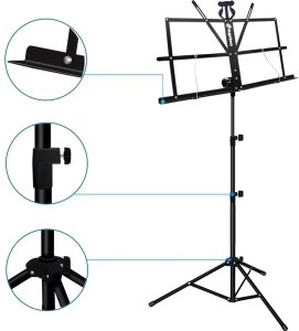 SUPRIMO D1 statyw stojak pulpit do nut regulowany 6