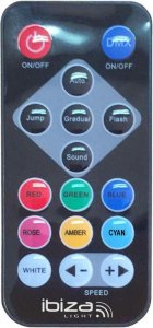 Reflektor LED Ibiza PAR-MINI-RGBW one size 12