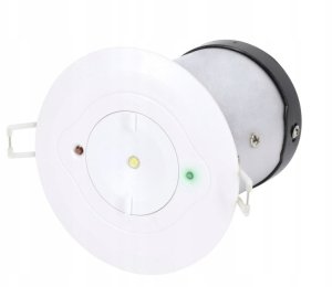 Oprawa Awaryjna TOLER LUXMENA 6000K 180lm IP20 3W SC ŚCIENNA SUFITOWA 1