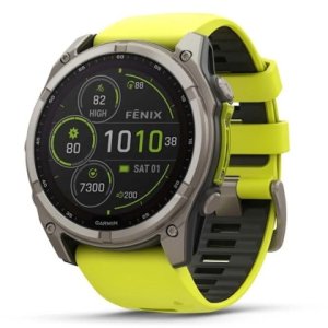 SMARTWATCH FENIX 8 SAPP. SOLAR/YELLOW 010-02907-21 GARMIN 1