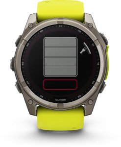 Zegarek sportowy Garmin Fenix 8 Solar Sapphire Żółty  (010-02907-21) 4
