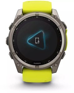 Zegarek sportowy Garmin Fenix 8 Solar Sapphire Żółty  (010-02907-21) 10