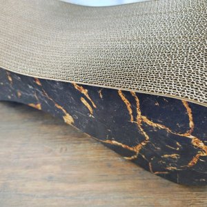 Mruu&Pruu Drapak kartonowy czarny marmur Drapak Dla Kota Mimi 3