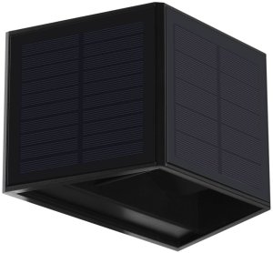 EKO-LIGHT KINKIET SOLARNY 50LM 6000K IP54 CZARNY PREMIUM WYSOKA JAKOŚĆ 1