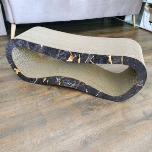 Mruu&Pruu Drapak dla kota Czarny Marmur Drapak Leon Mega 2