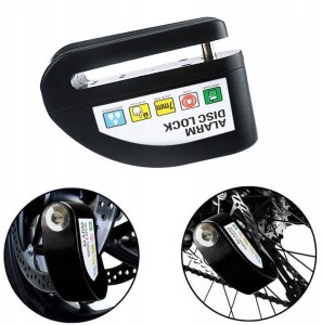 Blokada Tarczy Hamulcowej Z Alarmem 120Db Do Motocykli Skuterów Rowerów 7
