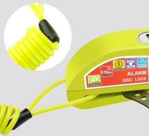 Blokada Tarczy Hamulcowej Z Alarmem 120Db Do Motocykli Skuterów Rowerów 9