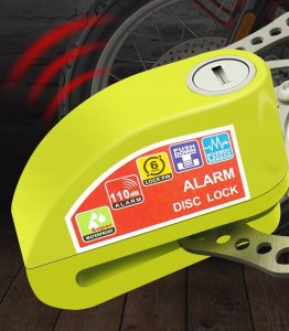 Blokada Tarczy Hamulcowej Z Alarmem 120Db Do Motocykli Skuterów Rowerów 10