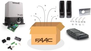 Zestaw Delta 2 FDS - FAAC 740 do 500kg bram przesuwnych 9