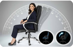 Krzesło biurowe Sofotel 322 Czarne 11