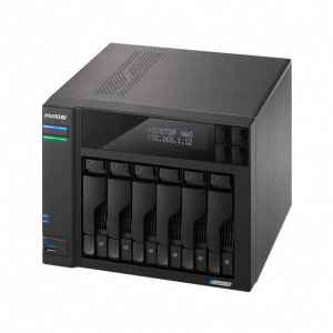 Serwer plików Asustor LOCKERSTOR 6 AS6706T 6-bay, Intel Celeron N5105 Czterordzeniowy 2.0GHz, 8GB RAM DDR4. 4x M.2 PCIe (NVMe), 2x 2.5 GbE. 2x USB 3.2. HDMI 2.0b, 1x PCIe 2 + 2x 4TB HDWG440UZSVA 2