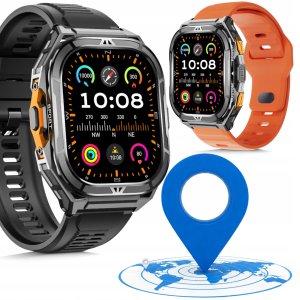 SMARTWATCH MĘSKI GPS PŁYWANIE WODOODPORNY ATM 5 SEN WENOM ROZMOWY + 2PASKI 11