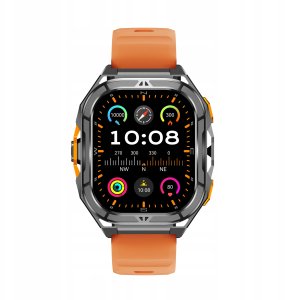 SMARTWATCH MĘSKI GPS PŁYWANIE WODOODPORNY ATM 5 SEN WENOM ROZMOWY + 2PASKI 15