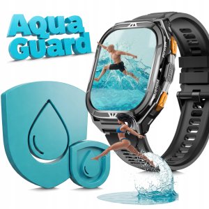 SMARTWATCH MĘSKI GPS PŁYWANIE WODOODPORNY ATM 5 SEN WENOM ROZMOWY + 2PASKI 3