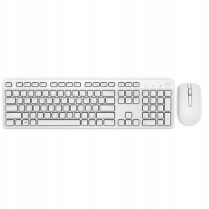 Zestaw Bezprzewodowy Klawiatura + Mysz Dell KM636 Biały IDEALNY DO BIURA 2
