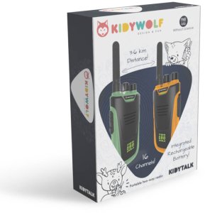 Kidywolf Walkie-Talkies with Torch green/orange 9