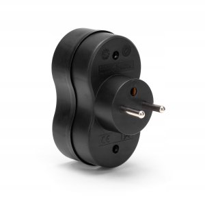 Rozgałęźnik podwójny R-270P Montis czarny MT026-BK 2