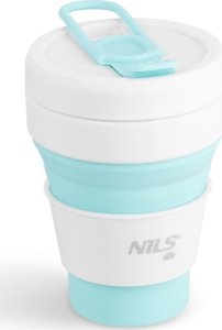 NILS NC4103 KUBEK SILIKONOWY SKŁADANY 335 ML MIĘTOWY 1