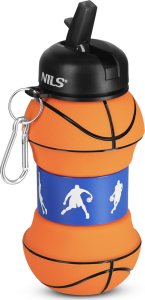 NILS NC4104 KUBEK SILIKONOWY SKŁADANY 550 ML BASKETBALL 1