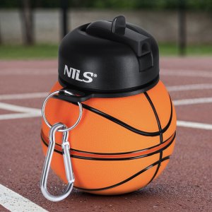 NILS NC4104 KUBEK SILIKONOWY SKŁADANY 550 ML BASKETBALL 2