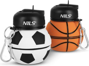 NILS NC4104 KUBEK SILIKONOWY SKŁADANY 550 ML BASKETBALL 9