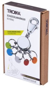 TROIKA Schlüsselanhänger PATENT/Colour glänzend 5