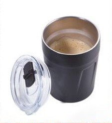 TROIKA Thermobecher ESPRESSO DOPPIO schwarz 1