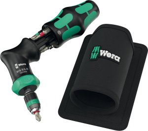 Wera Kraftform Kompakt Pistol RA-R 1, Ratsche m Bits 7teili 1
