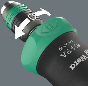 Wera Kraftform Kompakt Pistol RA-R 1, Ratsche m Bits 7teili 3