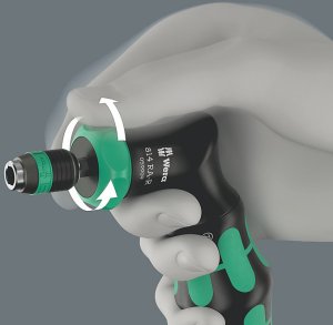 Wera Kraftform Kompakt Pistol RA-R 1, Ratsche m Bits 7teili 4