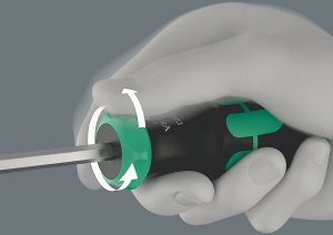 Wera Kraftform Kompakt 27 RA 1, Ratsche m Bits, 6-teilig 4