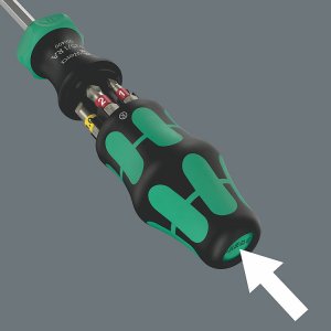 Wera Kraftform Kompakt 27 RA 1, Ratsche m Bits, 6-teilig 5