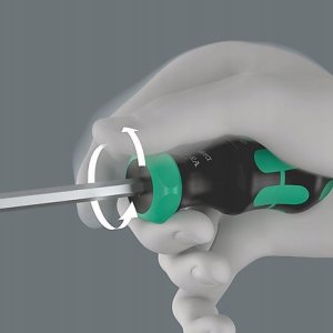 Wera Kraftform Kompakt 27 RA 2, Ratsche m Bits, 6-teilig 6