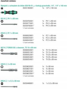 Wera Kraftform Kompakt 60 RA-R 1, 17-teilig 2