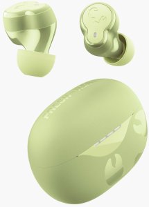 FRESH 'N REBEL SŁUCHAWKI BEZPRZEWODOWE DOKANAŁOWE TWINS BREEZ WILD GREEN 2