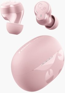 FRESH 'N REBEL SŁUCHAWKI BEZPRZEWODOWE DOKANAŁOWE TWINS BREEZ PASTEL PINK 2