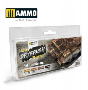 Ammo : DIO Drybrush Paint - Set Rust Colors 2