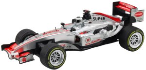 Wyścigówka Zdalnie Sterowana RC Kierownica Światła Dźwięki 1:12 Srebrna 2