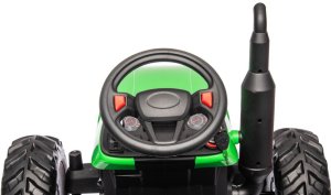 Lean Cars Traktor Na Akumulator HC-306 Z Przyczepą Jasno Zielony 24V 13